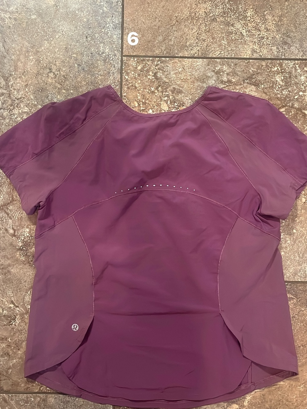 lululemon athletica Women's Plum Short Sleeve Athletic Top